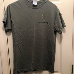 BROWNING SHIRT OLIVE GREEN SZ S